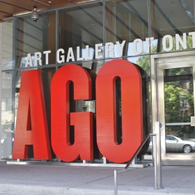 AGO Sign at the North Entrance