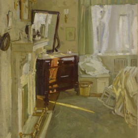 Helen Galloway McNicoll, Interior, c. 1910. Oil on canvas, overall: 55.9 x 45.9 cm. Purchase, 1976. © Art Gallery of Ontario, 75/100.