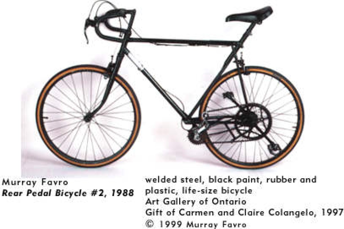 Murray Favro, Rear Pedal Bicycle #2, 1988