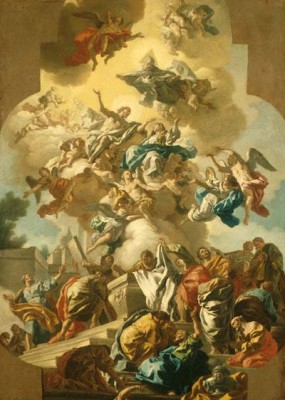 The Assumption of the Virgin, painting by Francesco de Mura