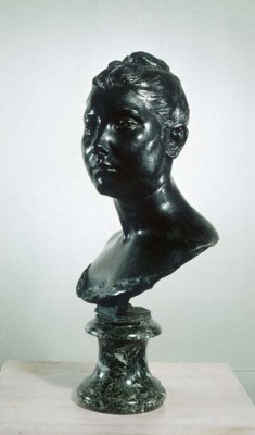 Bust of a Young Woman, sculpture by Jules Dalou