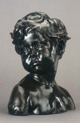 Head of a Little Boy by Jules Dalou
