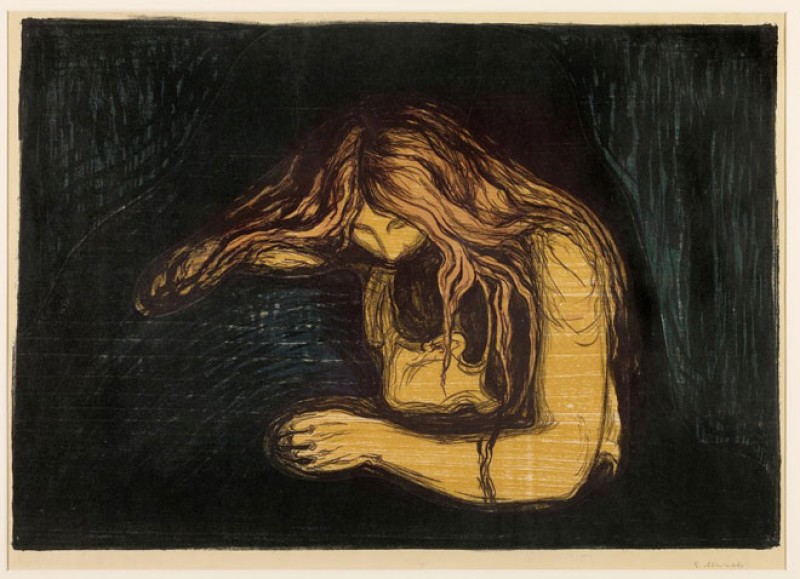 Edvard Munch, Vampire, 1895-1902