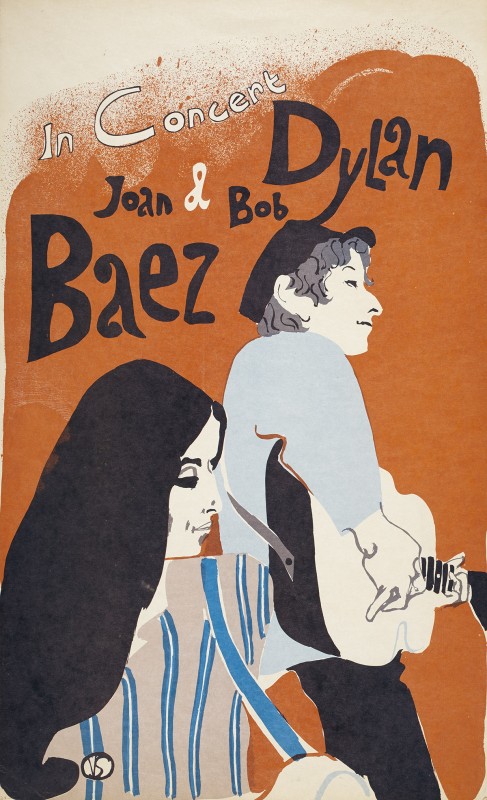 Joan Baez & Bob Dylan poster