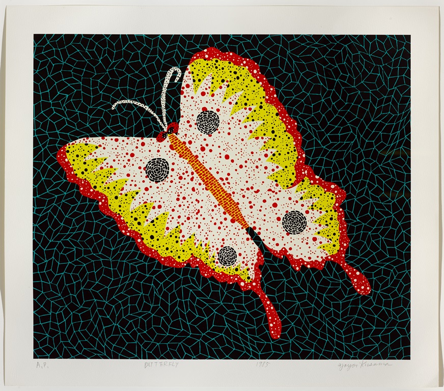 A painting of a butterfly