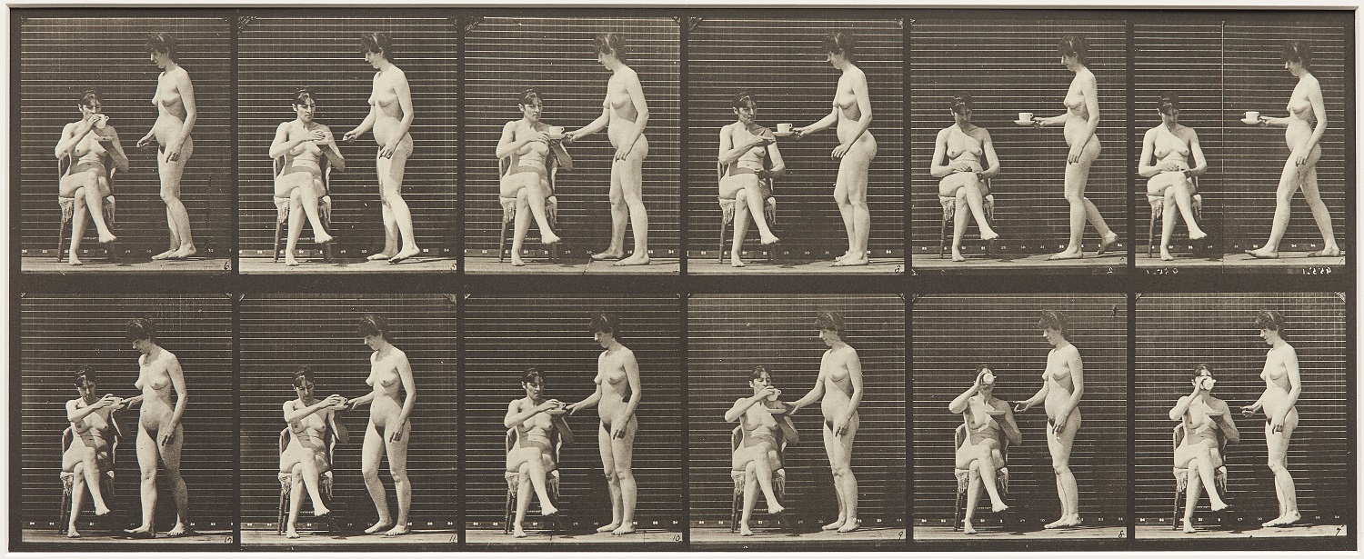 a series of photos of a nude man and woman
