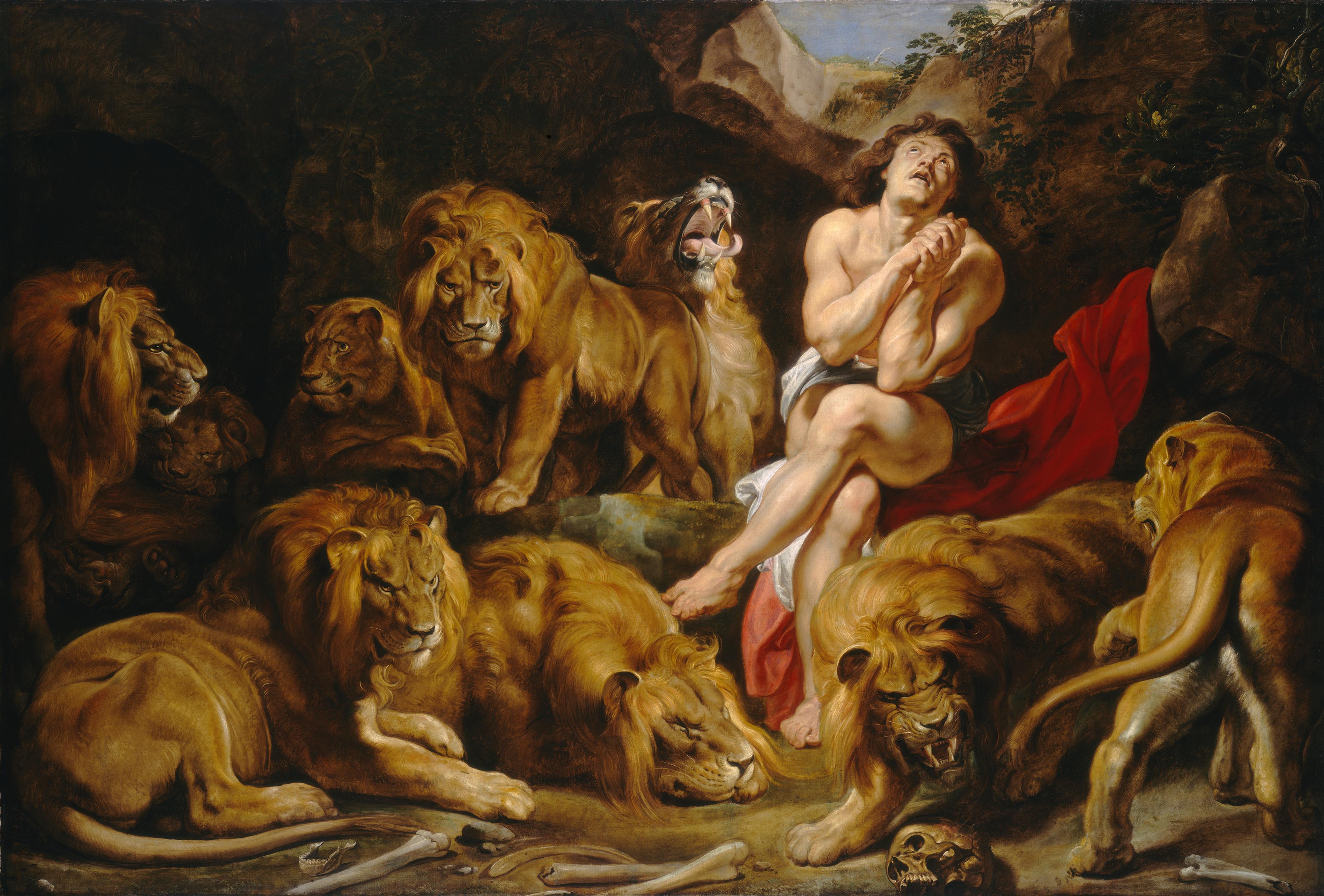 Rubens' daniel in the lion's den