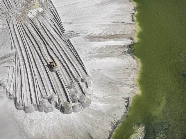Photo of Phosphor Tailings from above