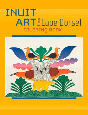 Inuit art colouring book