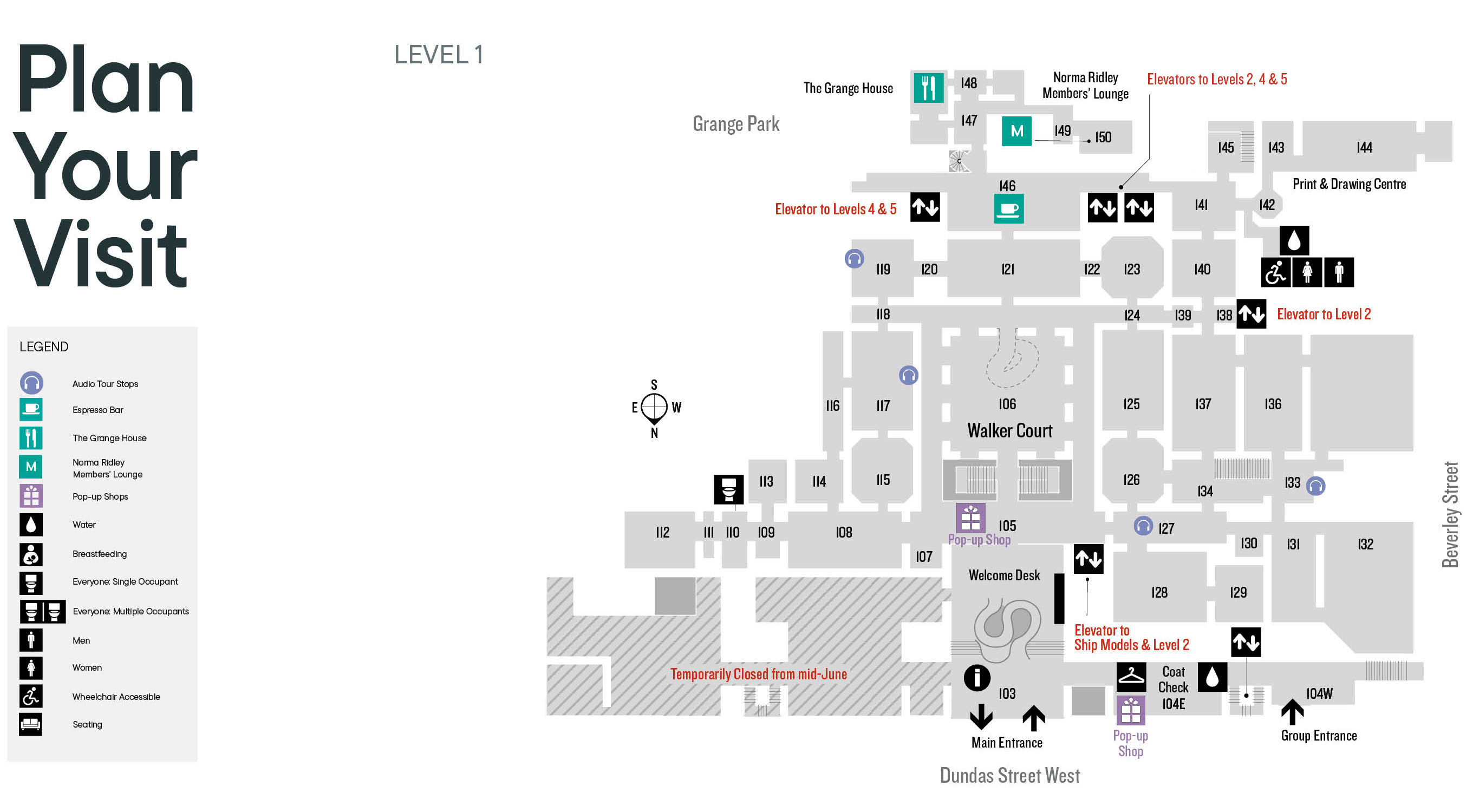 Gallery Map Level 1
