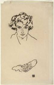Egon Schiele, Portrait of a Girl 1917