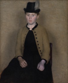 Hammershoi Portrait of Ida Ilsted