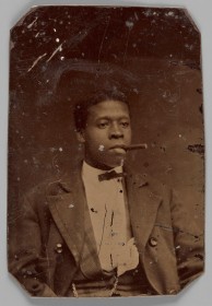 Unidentified man with a cigar