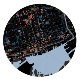 a map of toronto's downtown area