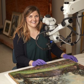 Meaghan Monaghan, Assistant Conservator, Paintings