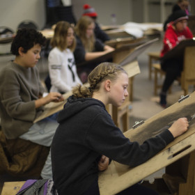 Kids life drawing