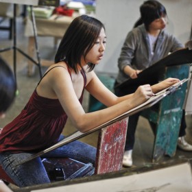 Youth life drawing