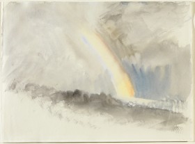 Joseph Mallord William Turner, Stormy Landscape with a Rainbow