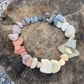 A circle of rocks