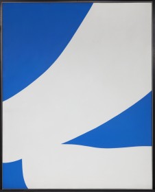 Ellsworth Kelly. White Blue