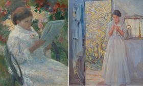 paintings by Mary Cassatt and Helen McNicoll