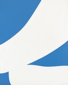 Ellsworth Kelly. White Blue