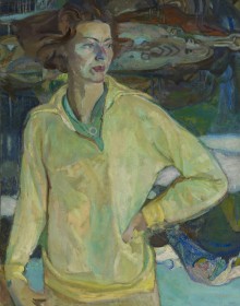 Frederick Horsman Varley, Portrait of Vera, c. 1935. Oil on canvas.