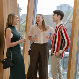 Young Patrons in Galleria Italia