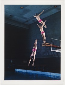 Harold Edgerton, Diver, 1955; printed 1984–90. Dye transfer print, 50.8 x 40.6 cm. Gift of Rose Baum and Family, David Feldman, The Menkes Family, Shabin and Nadir Mohamed, Marc and Alex Muzzo, David Ross, Felicia Ross, Gretchen Ross and Victoria Ross, 2021. 2021/1312.