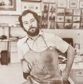David Blackwood at Erindale College, ca. 1969
