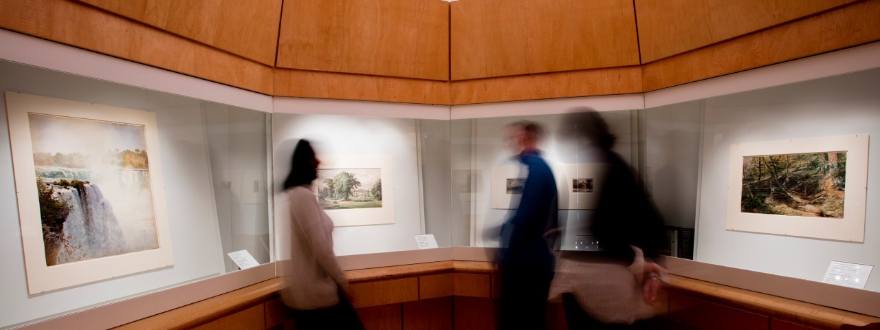 people in the prints and drawings gallery