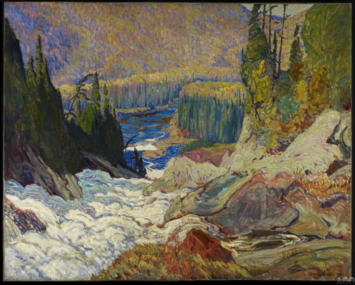 J.E.H MacDonald, Falls, Montreal River @ 594