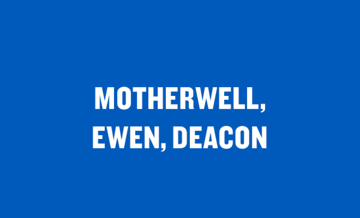 Motherwell, Ewen, Deacon