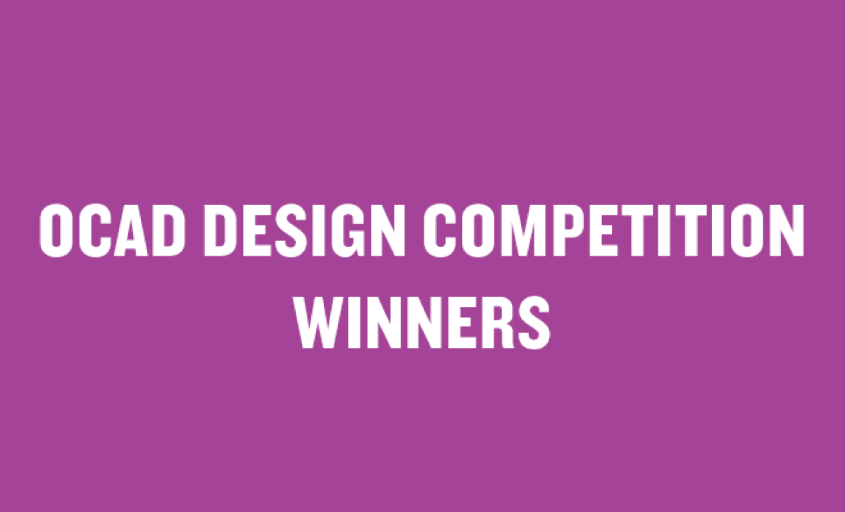 OCAD Design Competition Winners