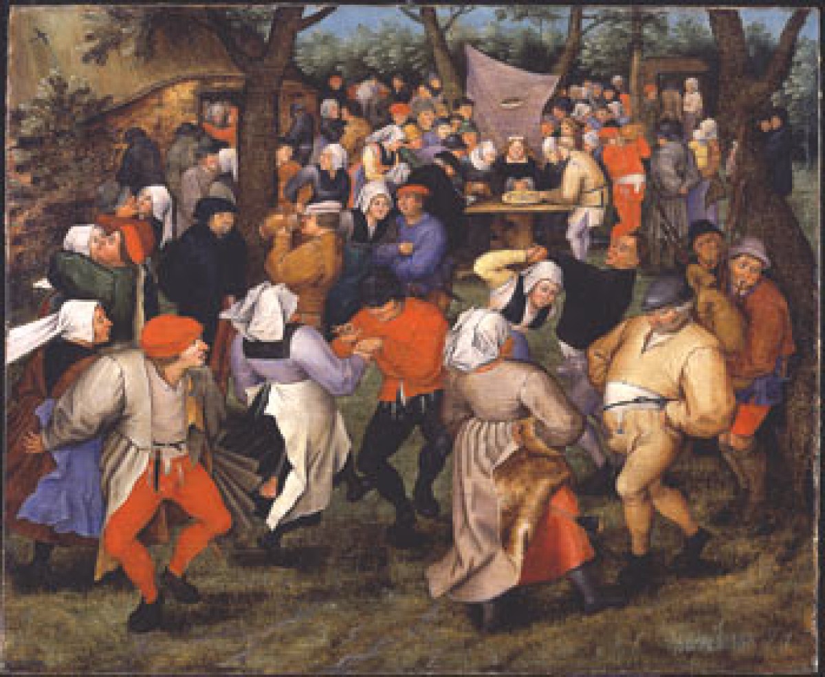 Pieter Brueghel, the Younger The Peasants' Wedding, n.d.,  oil on panel. 