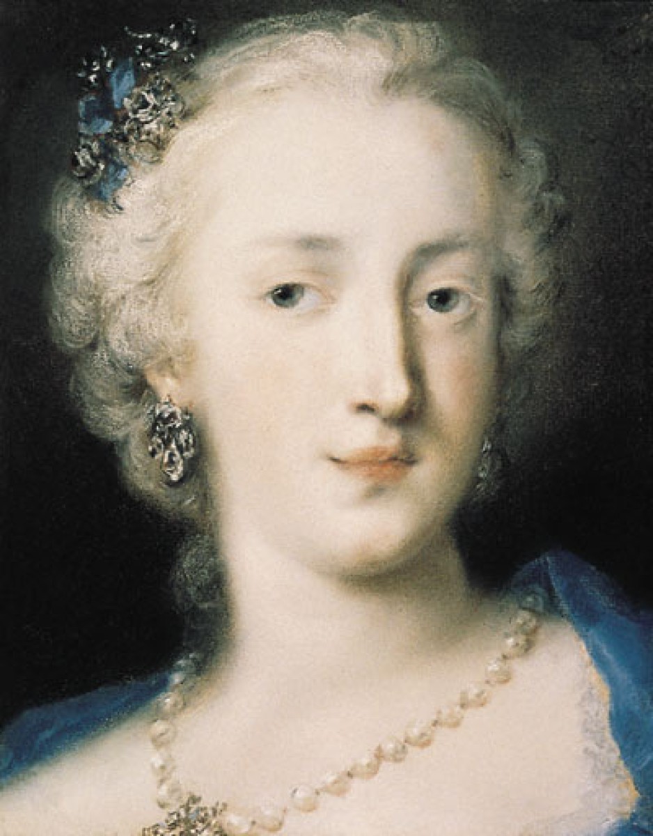 lrosaiba Carriera (Italian, 1675-1757)Portrait of a Women, Pastel.