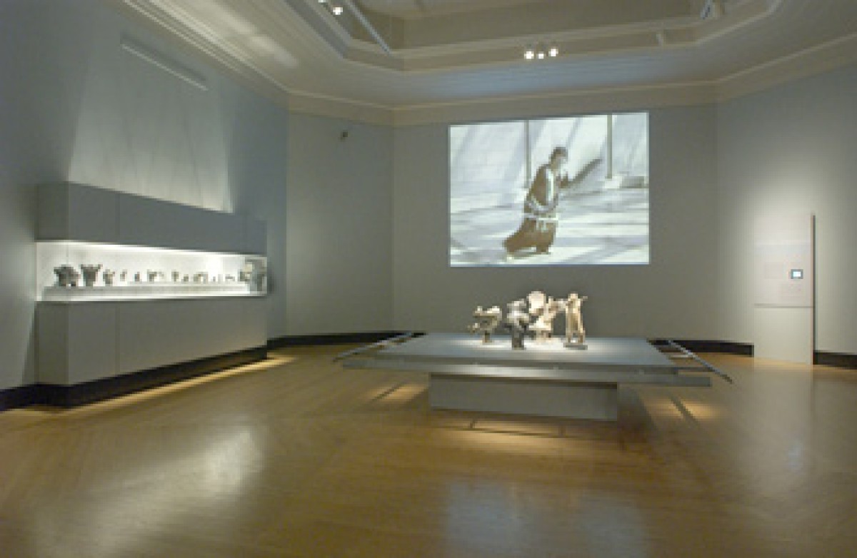 Inuit Art in Motion Installation view