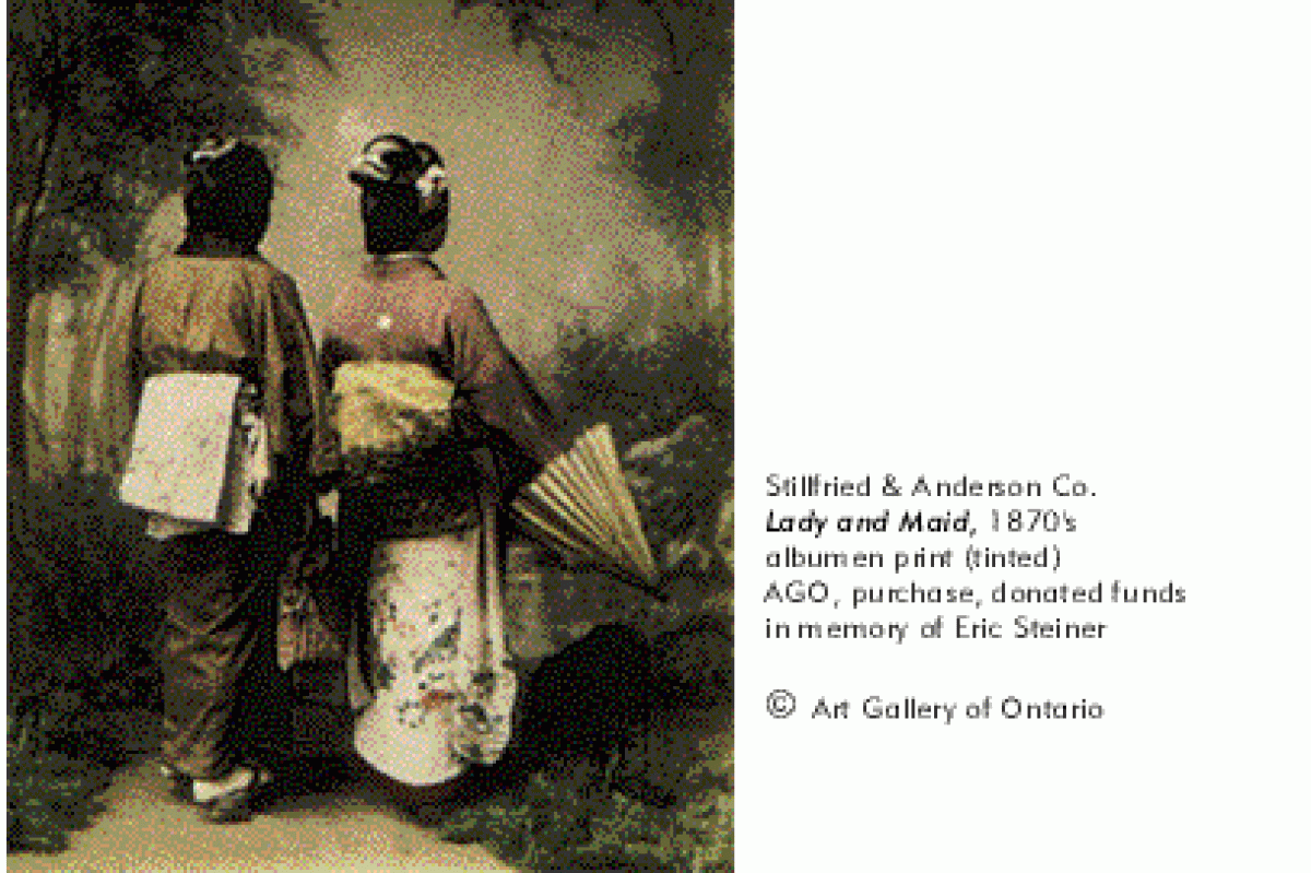 Stillfried & Anderson Co. Lady and Maid, 1870's