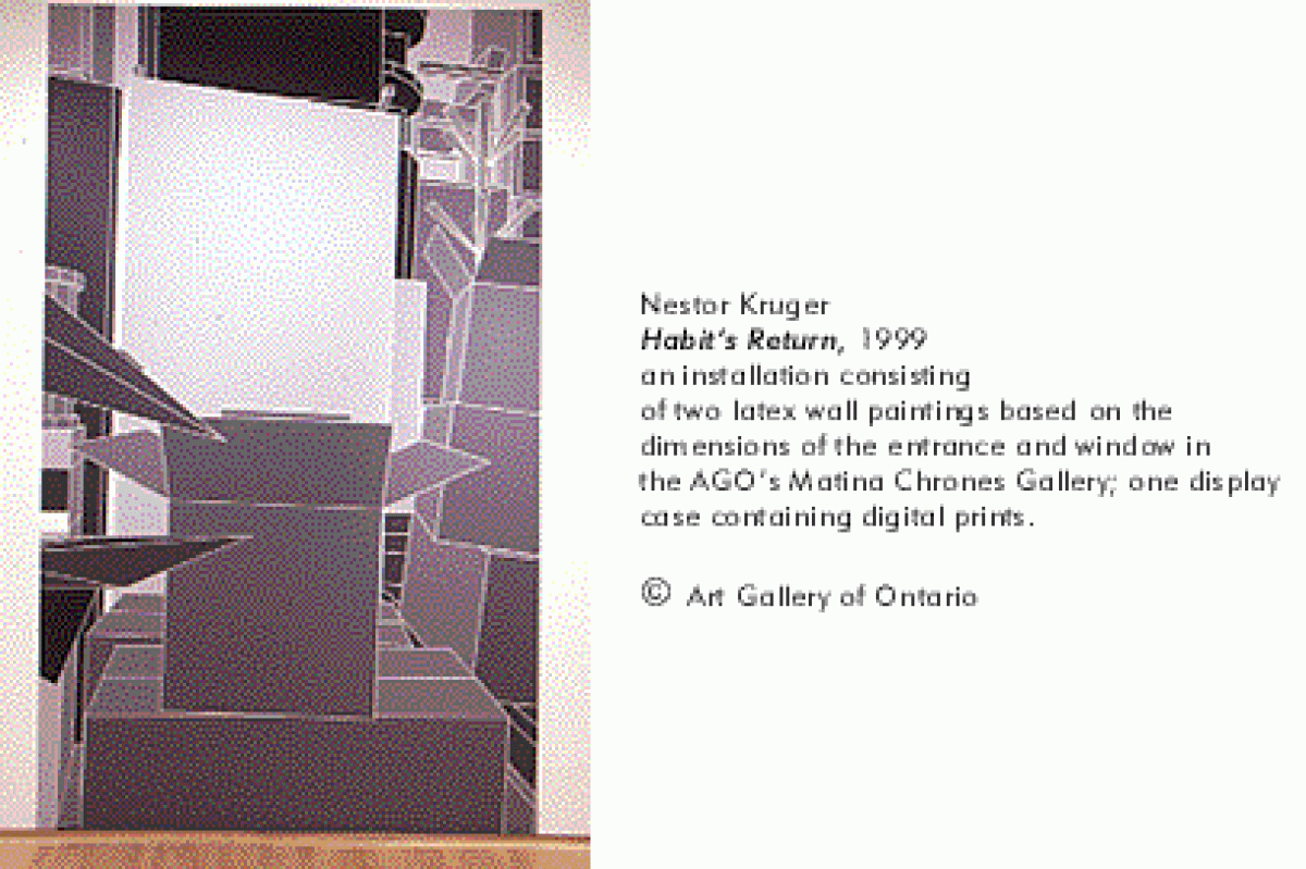 Nestor Kruger, Habit's Return, 1999