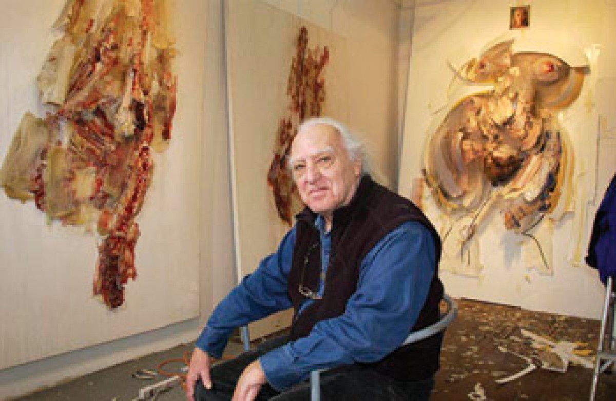 Murray Laufer in his Toronto studio. 