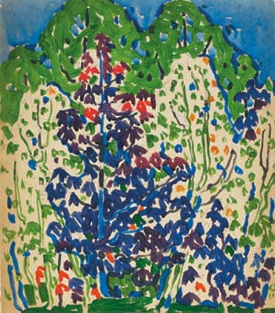 David Milne Cobalt Trees, c. 1913
