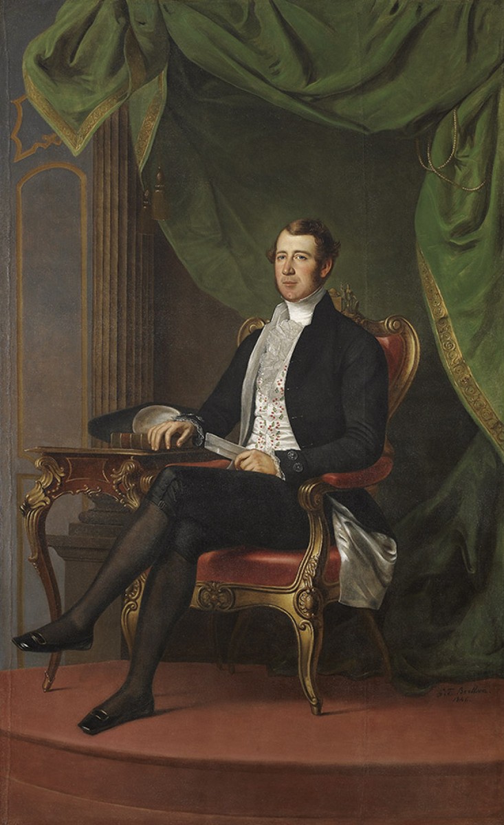 George Theodore Berthon, Portrait of William Henry Boulton
