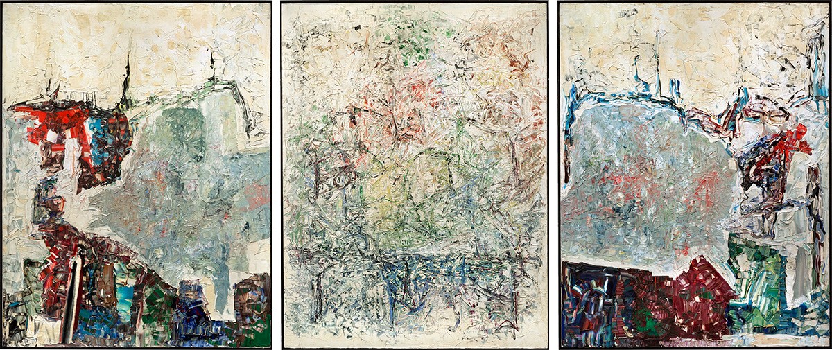 Jean Paul Riopelle, Large Triptych
