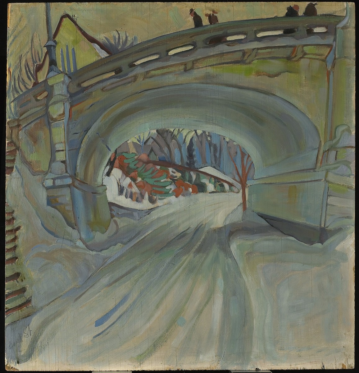 Pegi Nicol MacLeod's painting of Ottawa's Bank Street Bridge.