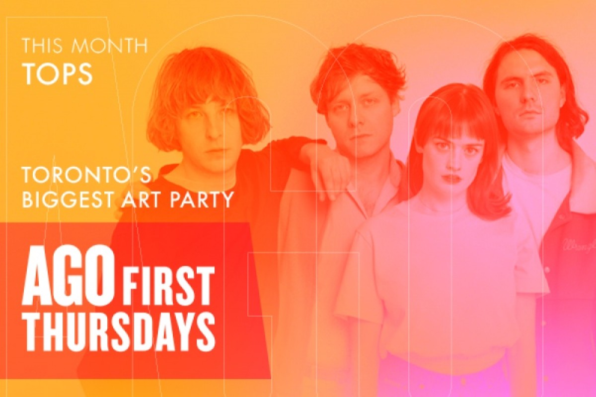 First Thursday poster featuring Tops
