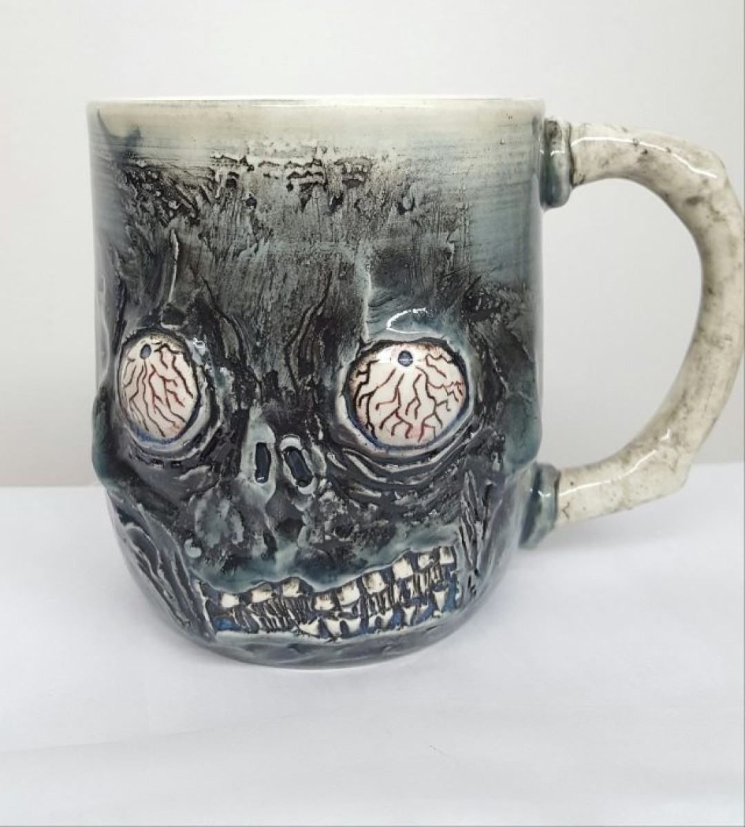 monster faced mug