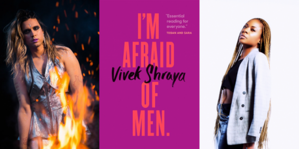 Vivek Shraya and her book cover
