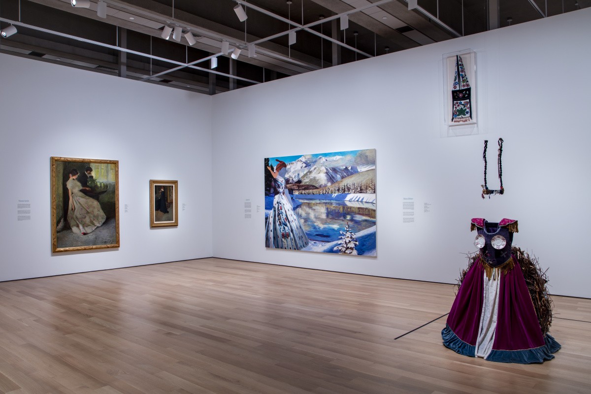 Installation view of J.S. McLean Centre for Indigenous and Canadian Art.