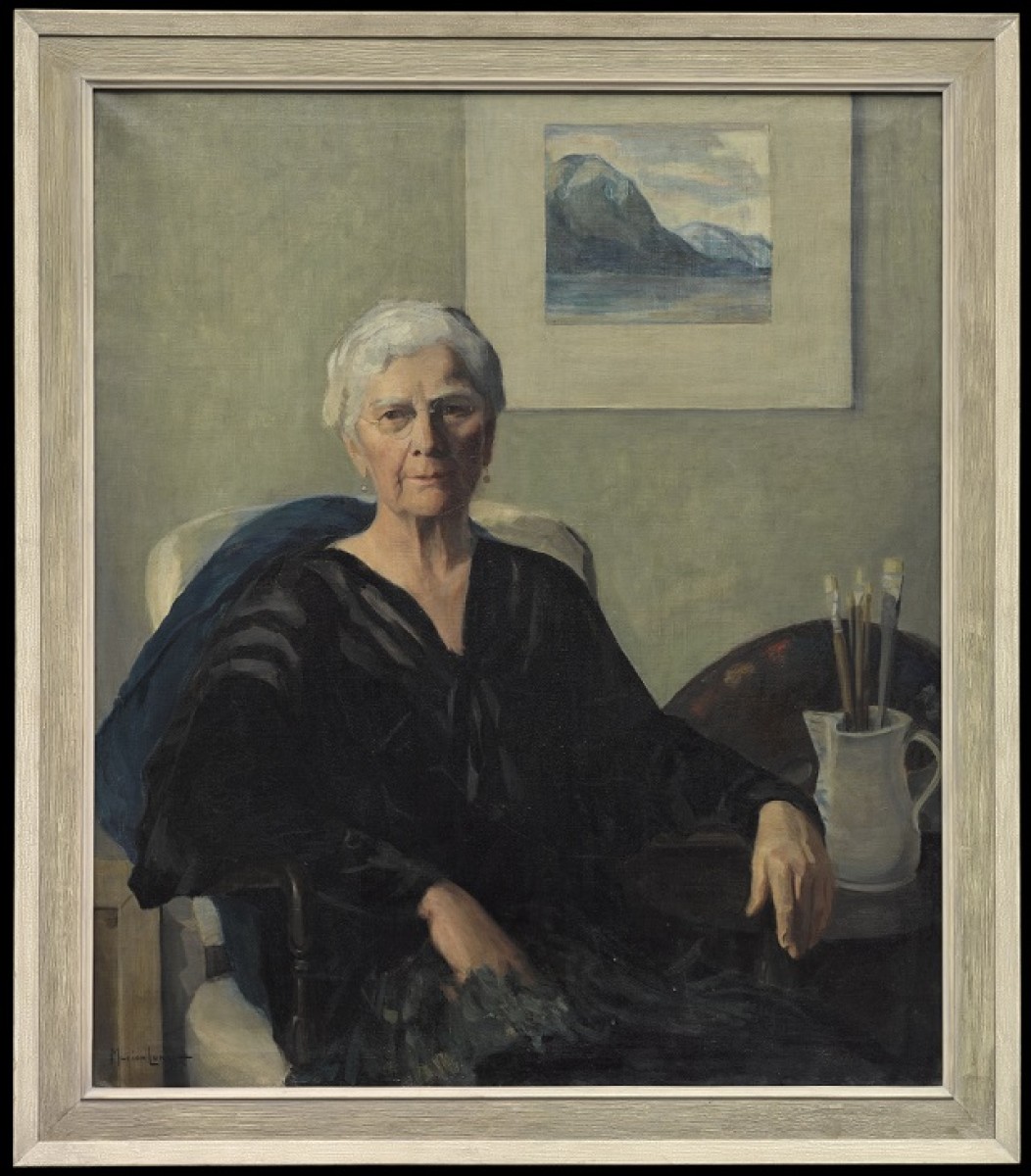 Portrait of Florence McGillivray, painting by Marion Long
