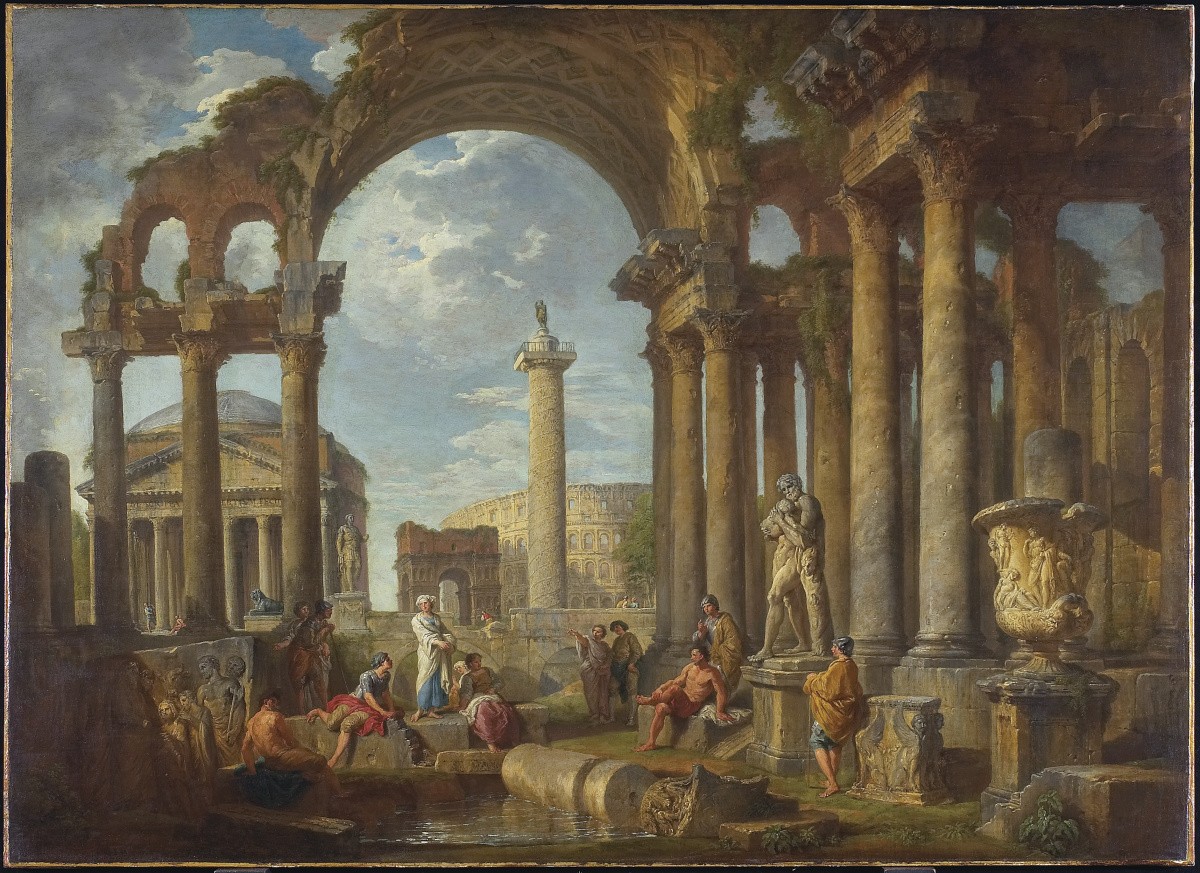 Art Pick of the Week A Capriccio of Roman Ruins with the Pantheon